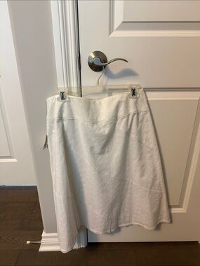 jcpenney White Eyelet A-Line Skirt